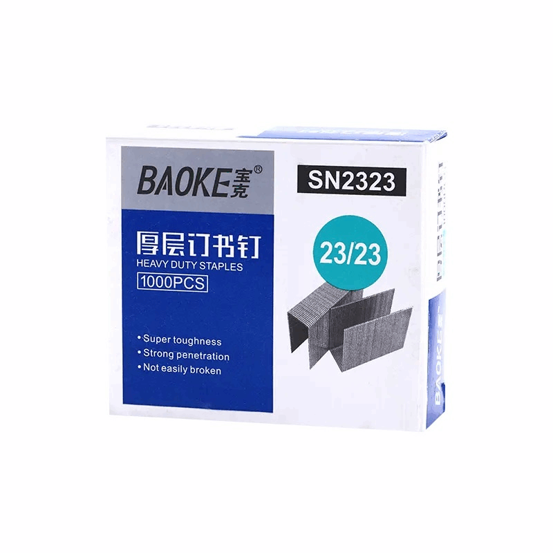 Скоби №23/23, 1000 шт, Baoke (SN2323)